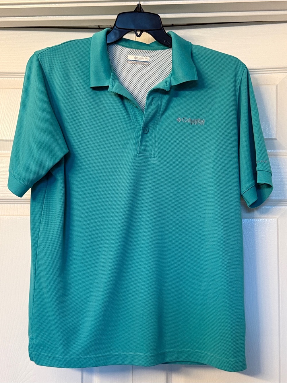 Columbia Men's Polo Shirt - Teal Green